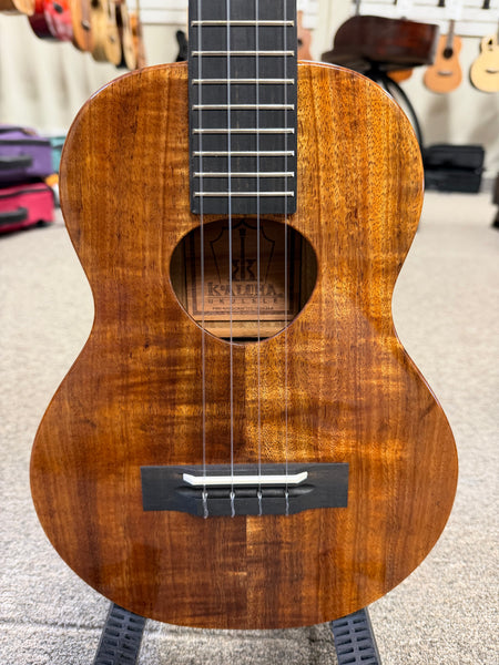 KoAloha KTMS-00 Slimline Solid Koa Tenor Ukulele w/Case #1 - Made in Hawaii !!