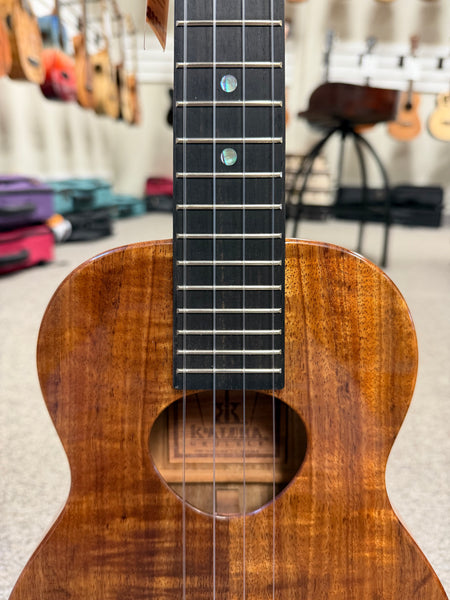 KoAloha KTMS-00 Slimline Solid Koa Tenor Ukulele w/Case #1 - Made in Hawaii !!