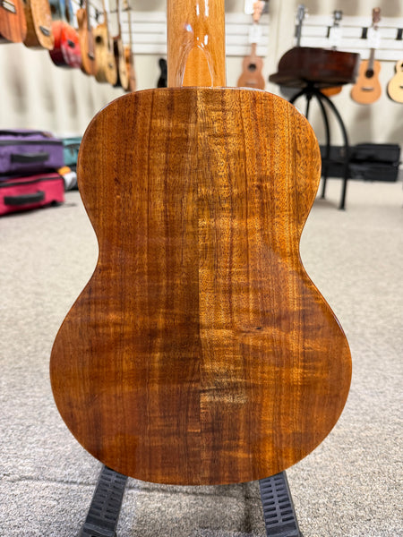 KoAloha KTMS-00 Slimline Solid Koa Tenor Ukulele w/Case #1 - Made in Hawaii !!