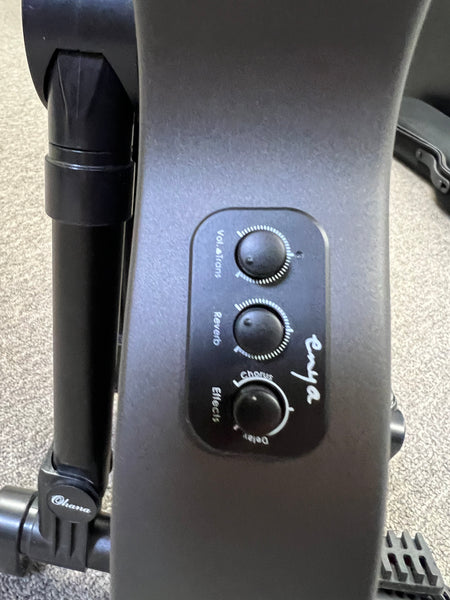 Enya Nova U Pro Carbon Fiber Acoustic Plus Black Tenor Ukulele w/Case - Weatherproof