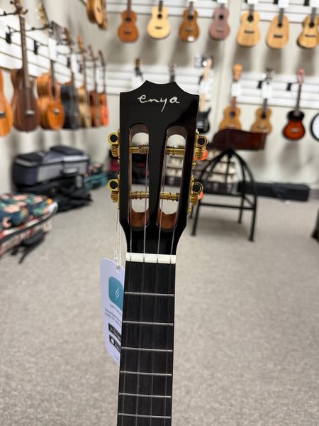 Enya EUT-S1-EQ Solid Spruce/Rosewood Electric Tenor Ukulele w/Case