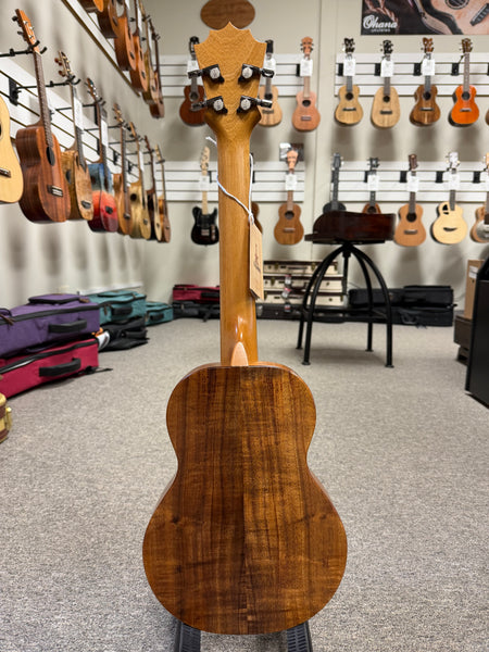 KoAloha KTMS-10 Slimline Solid Koa Tenor Ukulele w/Case #1 - Satin Finish