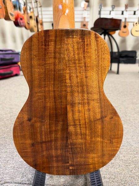 KoAloha KTMS-10 Slimline Solid Koa Tenor Ukulele w/Case #1 - Satin Finish