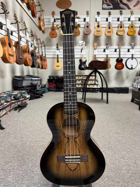Lanikai SMBB-TX Spalted Maple Tenor Ukulele w/Case - Limited Edition