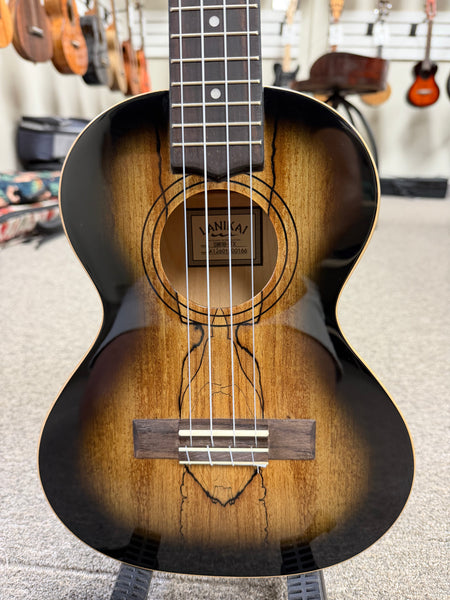 Lanikai SMBB-TX Spalted Maple Tenor Ukulele w/Case - Limited Edition