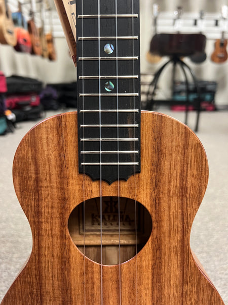 KoAloha KCM-10 Solid Koa Pikake Concert Ukulele w/Case - Made in Hawaii