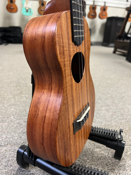 KoAloha KCM-10 Solid Koa Pikake Concert Ukulele w/Case - Made in Hawaii