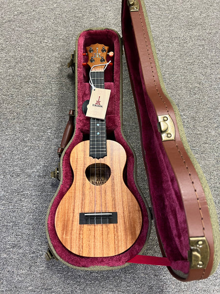 KoAloha KCM-10 Solid Koa Pikake Concert Ukulele w/Case - Made in Hawaii