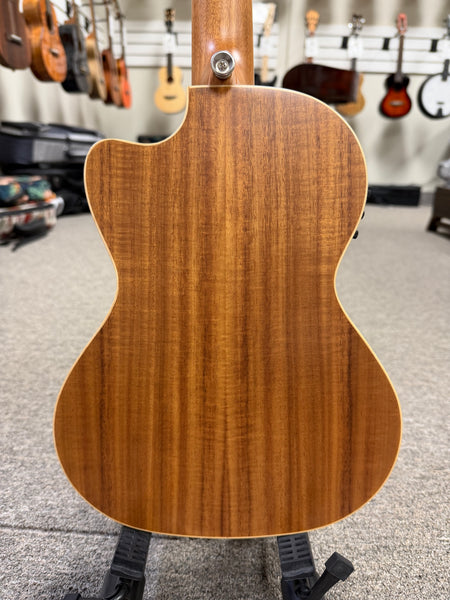 Lanikai ACST-8CET Acacia 8 String Tenor Ukulele w/Case - Solid Top - Cutaway/Fishman Pickup