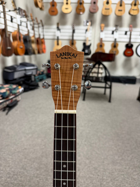 Lanikai FM-CET Flamed Maple Tenor Ukulele w/Case - Cutaway/Fishman Pickup