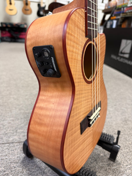 Lanikai FM-CET Flamed Maple Tenor Ukulele w/Case - Cutaway/Fishman Pickup