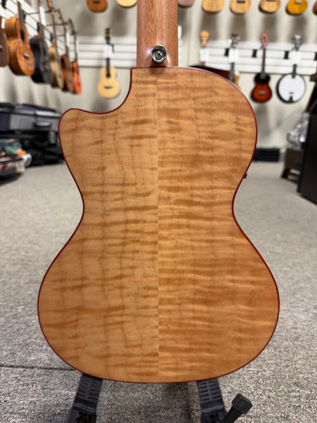 Lanikai FM-CET Flamed Maple Tenor Ukulele w/Case - Cutaway/Fishman Pickup