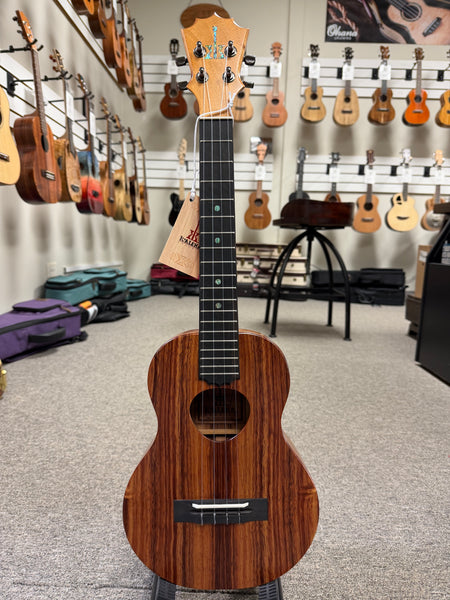 KoAloha KTM-10 Solid Koa Pikake Tenor Ukulele w/Case #4 - Made In Hawaii - Satin Finish