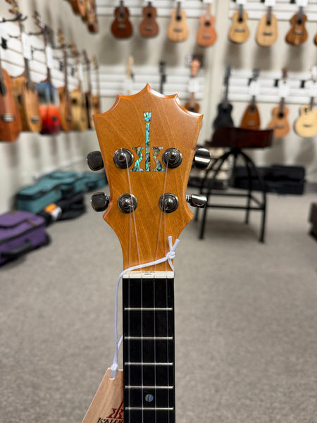 KoAloha KTM-10 Solid Koa Pikake Tenor Ukulele w/Case #4 - Made In Hawaii - Satin Finish