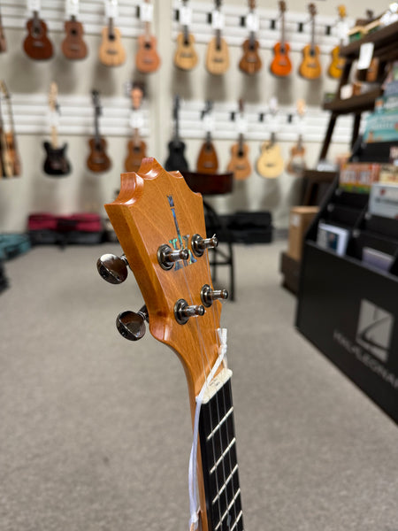 KoAloha KTM-10 Solid Koa Pikake Tenor Ukulele w/Case #4 - Made In Hawaii - Satin Finish