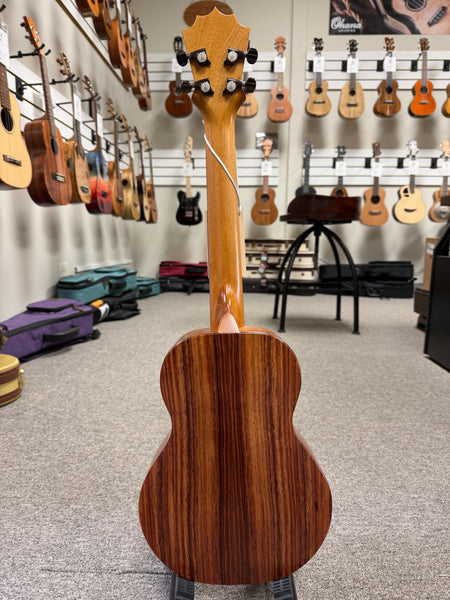 KoAloha KTM-10 Solid Koa Pikake Tenor Ukulele w/Case #4 - Made In Hawaii - Satin Finish