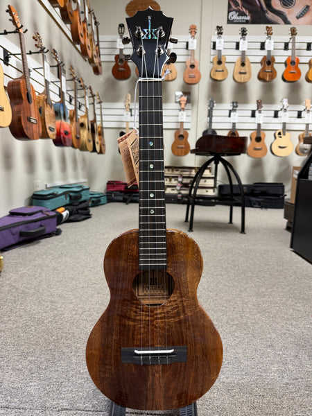KoAloha KTMS-00 Slimline Solid Koa Tenor Ukulele w/Case #2 - Made in Hawaii !!