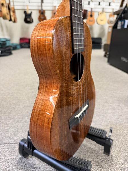 KoAloha KTMS-00 Slimline Solid Koa Tenor Ukulele w/Case #2 - Made in Hawaii !!