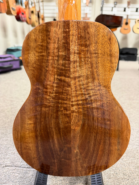 KoAloha KTMS-00 Slimline Solid Koa Tenor Ukulele w/Case #2 - Made in Hawaii !!