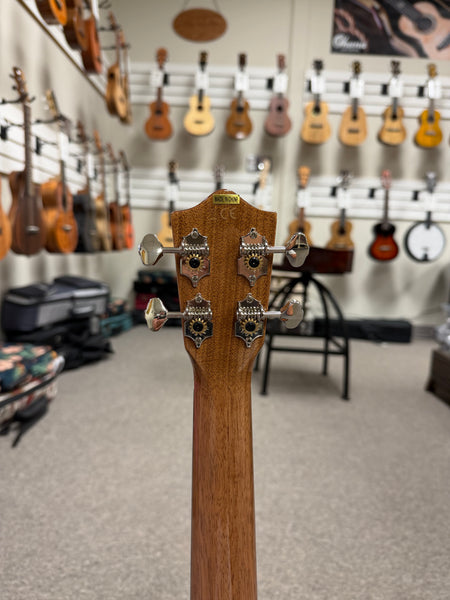 Lanikai MAS-CET Solid Mahogany Electric Tenor Ukulele w/Case - Cutaway/Fishman Pickup