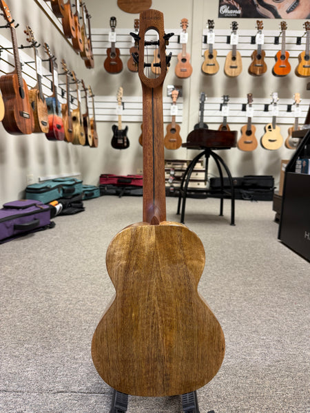 Flight Comet Blue Tenor Electric Ukulele w/Case - Solid Flamed Maple/Solid Mango