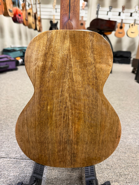 Flight Comet Blue Tenor Electric Ukulele w/Case - Solid Flamed Maple/Solid Mango