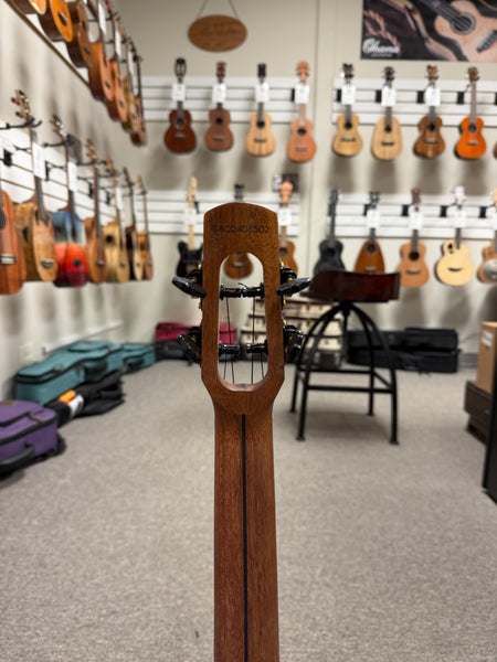 Flight Comet Blue Tenor Electric Ukulele w/Case - Solid Flamed Maple/Solid Mango