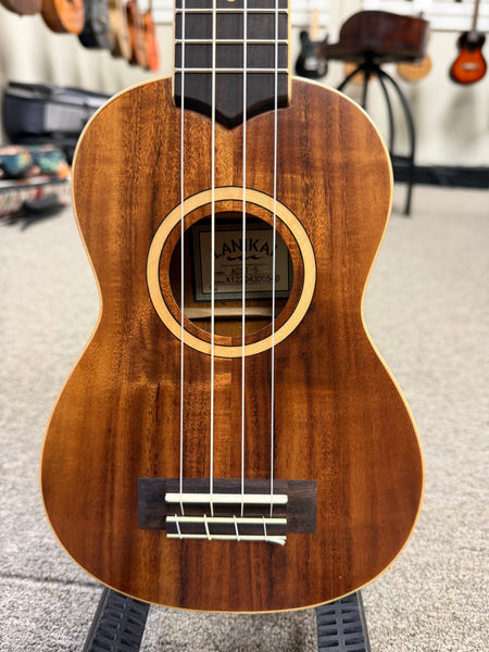 LANIKAI ACST-S Acacia Soprano Ukulele w/Case - Solid Top