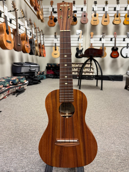 KALA USA KOA-C Elite Solid Koa Concert Ukulele w/Case - Pre Loved