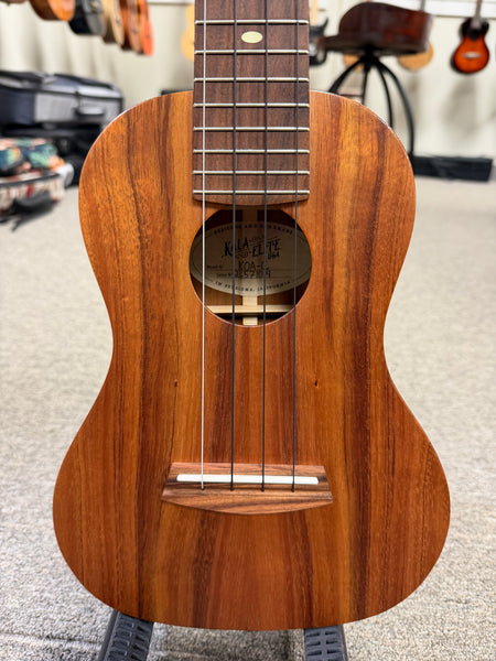 KALA USA KOA-C Elite Solid Koa Concert Ukulele w/Case - Pre Loved