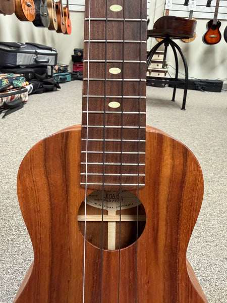 KALA USA KOA-C Elite Solid Koa Concert Ukulele w/Case - Pre Loved
