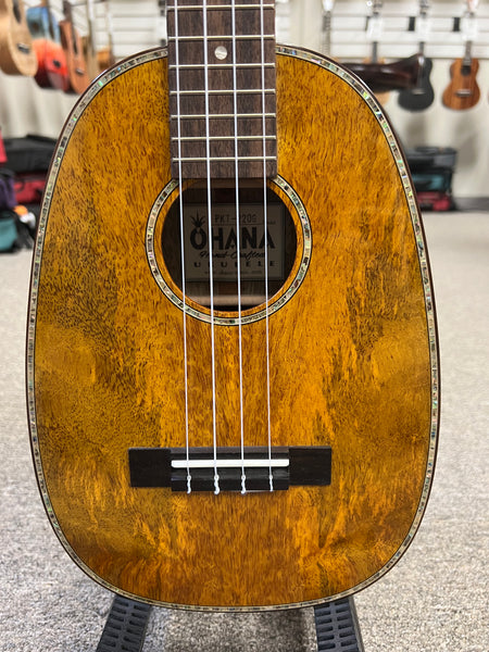 OHANA PKT-220G Solid Mango Pineapple Tenor Ukulele #3