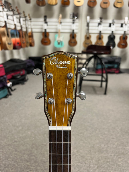 OHANA PKT-220G Solid Mango Pineapple Tenor Ukulele #3