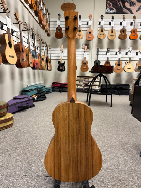 Oli L1-BA-S Solid Acacia Satin Baritone Ukulele w/Case