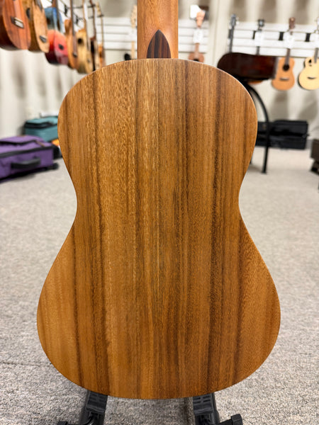 Oli L1-BA-S Solid Acacia Satin Baritone Ukulele w/Case
