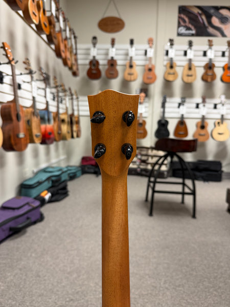 Oli L1-BA-S Solid Acacia Satin Baritone Ukulele w/Case