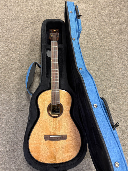 Oli X1-BMG Solid Mango Baritone Ukulele w/Case