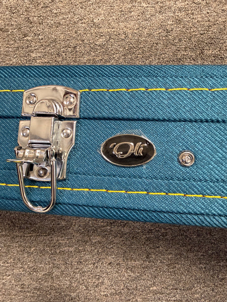 Oli L2-CSFM-LB Solid Spruce/Flame Maple Concert Ukulele w/Case - Light Burst Finish