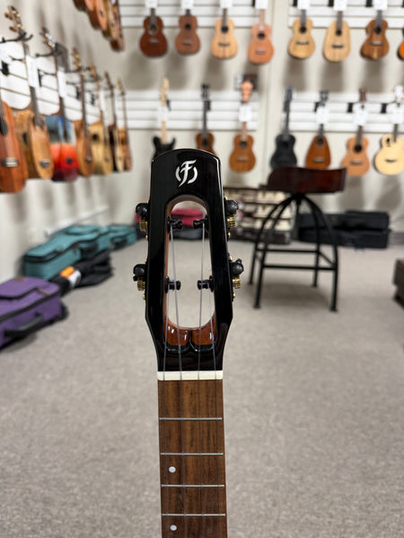 Flight Mustang Solid Acacia Tenor Electric Ukulele w/Case - Royal Series