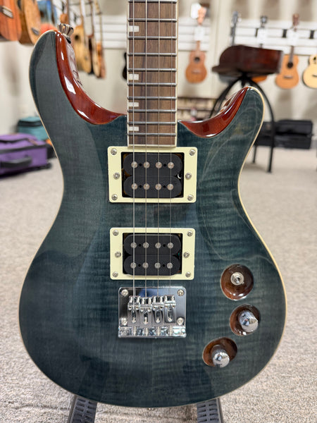 Flight Vanguard Solid Body Electric Ukulele w/Case - Transparent Black TBK