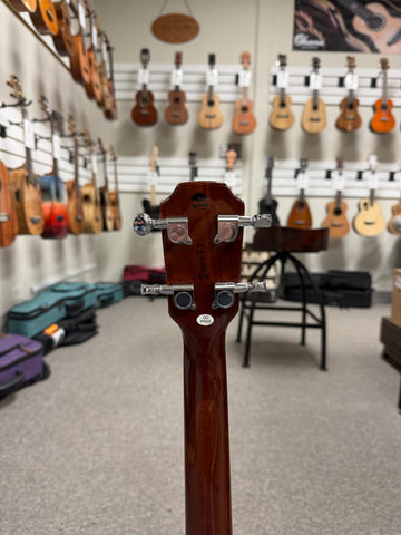 Flight Vanguard Solid Body Electric Ukulele w/Case - Transparent