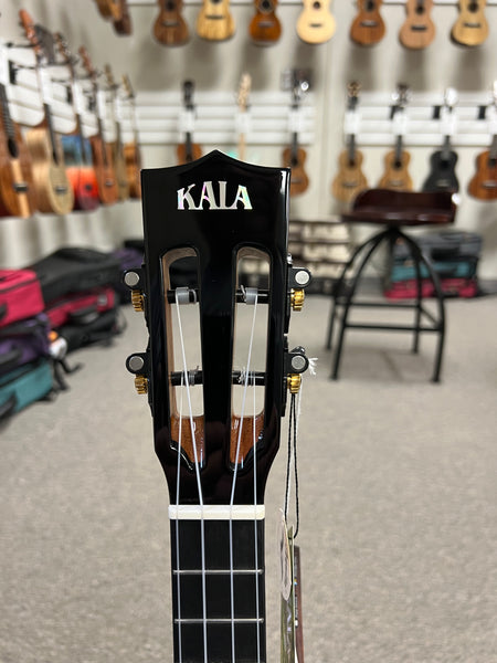 KALA KA-CT-SA-TG Solid Acacia Tenor Ukulele W/Case - Contour Series