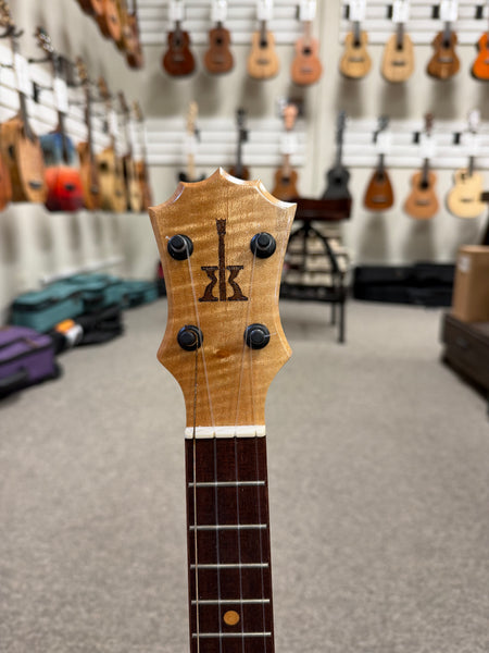 KoAloha KSO-02 Solid Acacia Soprano Long Neck Ukulele w/Case - Pre Loved