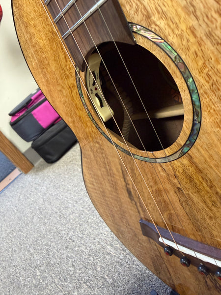 Flight Maia Solid Mango/Rosewood Steel String Electric Baritone Ukulele w/Case - #1