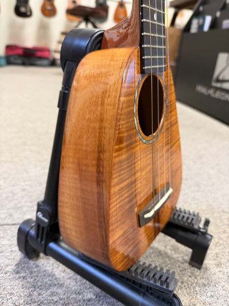 Romero Creations Solid Koa XS Mini Soprano Ukulele w/Case - Ultimate Travel Uke RC-XS-K