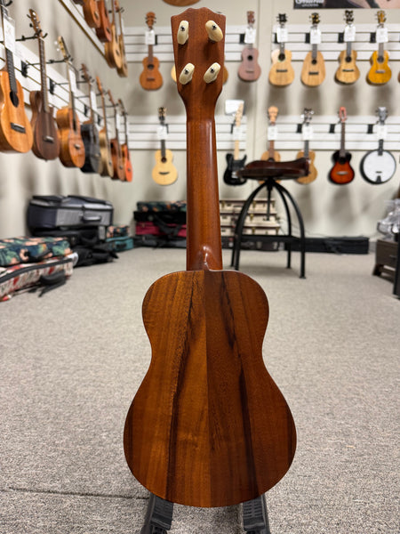 G-String Solid Koa Soprano Ukulele w/Case - Pre Loved - Made in Hawaii !!