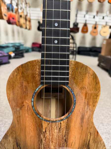 Romero Creations Solid Spalted Mango Grand Tenor Ukulele w/Case - RC-GT-MG