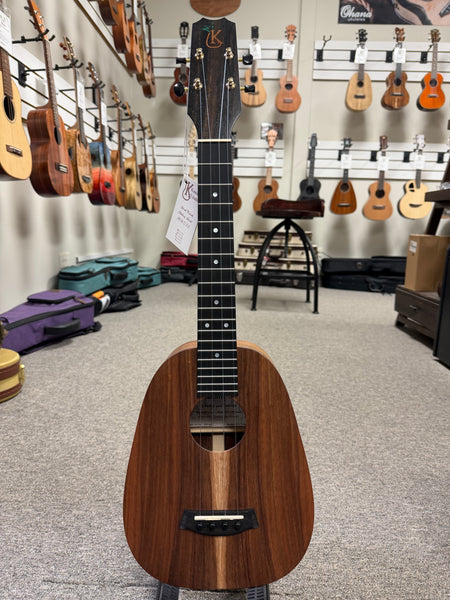 Kanile'a P1-T Natural Solid Koa Pineapple Tenor Ukulele w/Case - Made in Hawaii