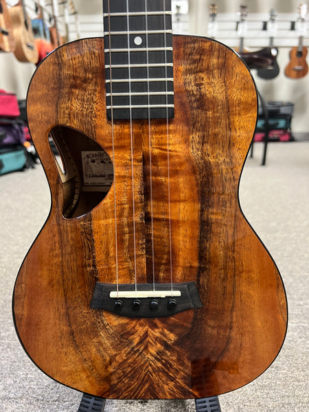 Kanile'a DK-T Solid Premuim Koa Tenor Ukulele w/Case - D Series - Pre Loved - Made in Hawaii