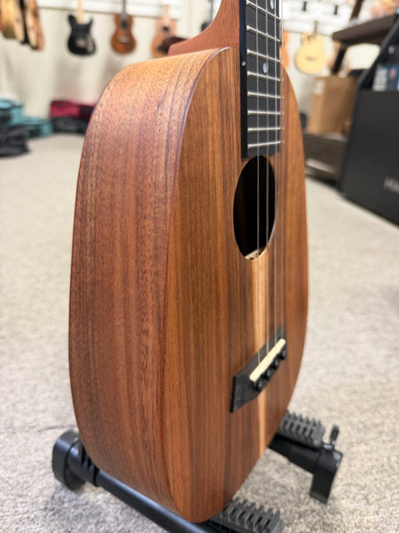 Kanile'a P1-T Natural Solid Koa Pineapple Tenor Ukulele w/Case - Made in Hawaii
